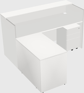 L-shaped modular reception