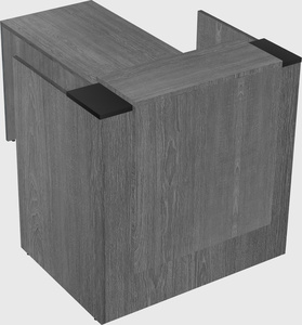 L-shaped modular reception