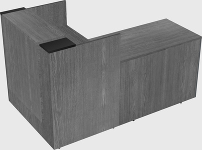 L-shaped modular reception