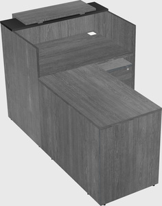 L-shaped modular reception