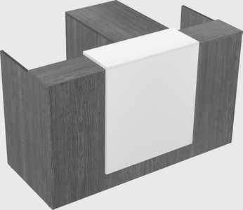 L-shaped modular reception