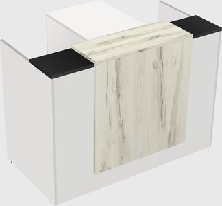 L-shaped modular reception