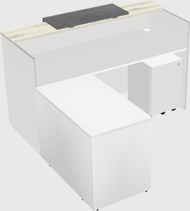 L-shaped modular reception