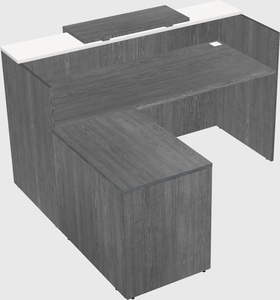 L-shaped modular reception