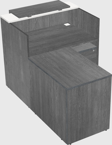 L-shaped modular reception