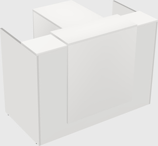 L-shaped modular reception