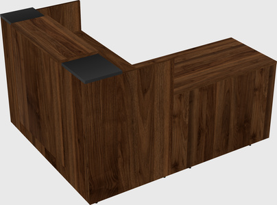 L-shaped modular reception