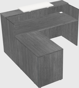 L-shaped modular reception