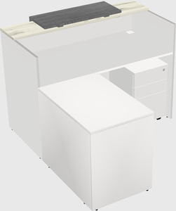 L-shaped modular reception