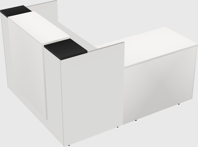 L-shaped modular reception