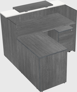 L-shaped modular reception