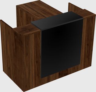 L-shaped modular reception
