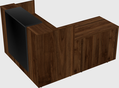 L-shaped modular reception