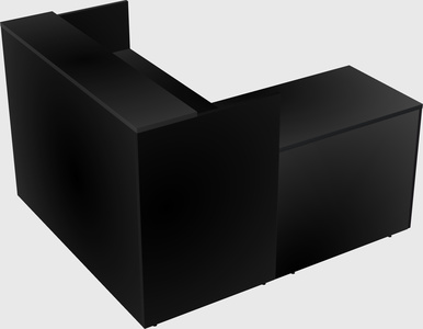 L-shaped modular reception