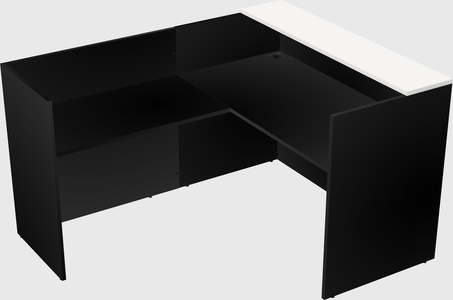 L-shaped modular reception