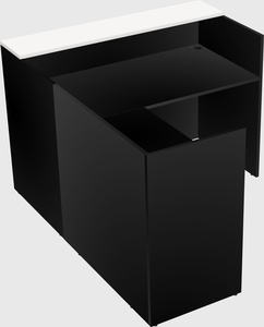 L-shaped modular reception