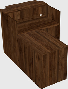 L-shaped modular reception