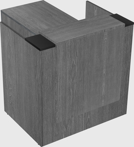 L-shaped modular reception