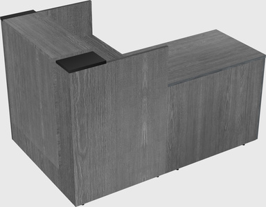 L-shaped modular reception