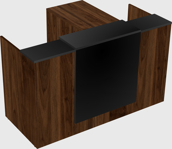 L-shaped modular reception