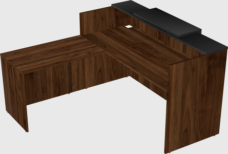 L-shaped modular reception