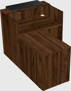L-shaped modular reception