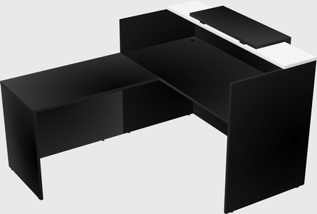 L-shaped modular reception