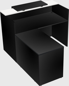 L-shaped modular reception