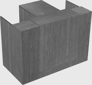 L-shaped modular reception