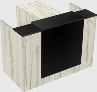 L-shaped modular reception
