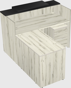 L-shaped modular reception