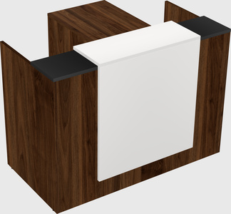 L-shaped modular reception