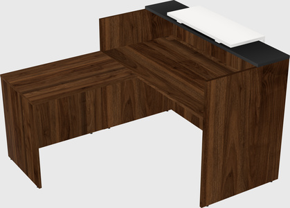 L-shaped modular reception