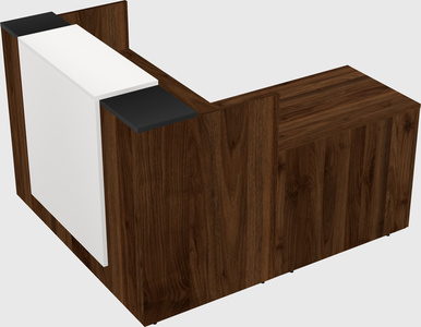 L-shaped modular reception