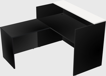 L-shaped modular reception