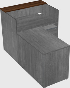 L-shaped modular reception