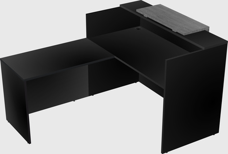 L-shaped modular reception