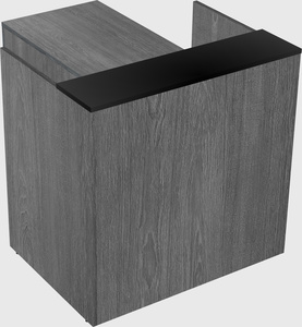 L-shaped modular reception