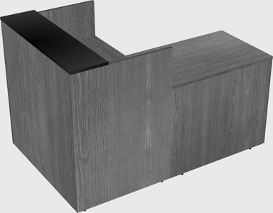 L-shaped modular reception