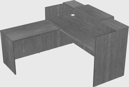 L-shaped modular reception