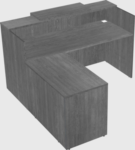 L-shaped modular reception