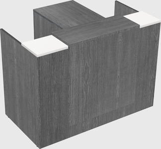 L-shaped modular reception