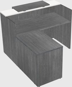 L-shaped modular reception