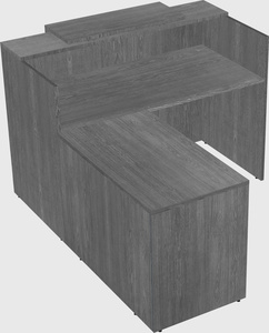 L-shaped modular reception