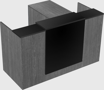 L-shaped modular reception