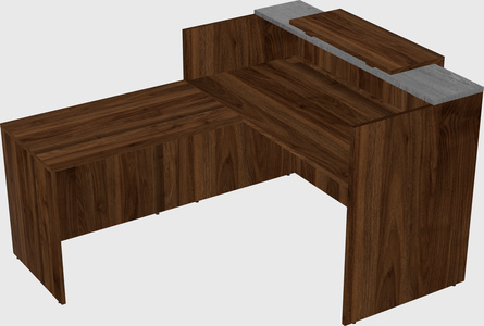 L-shaped modular reception