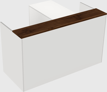 L-shaped modular reception