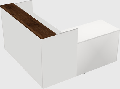 L-shaped modular reception