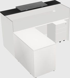 L-shaped modular reception