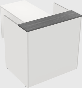 L-shaped modular reception